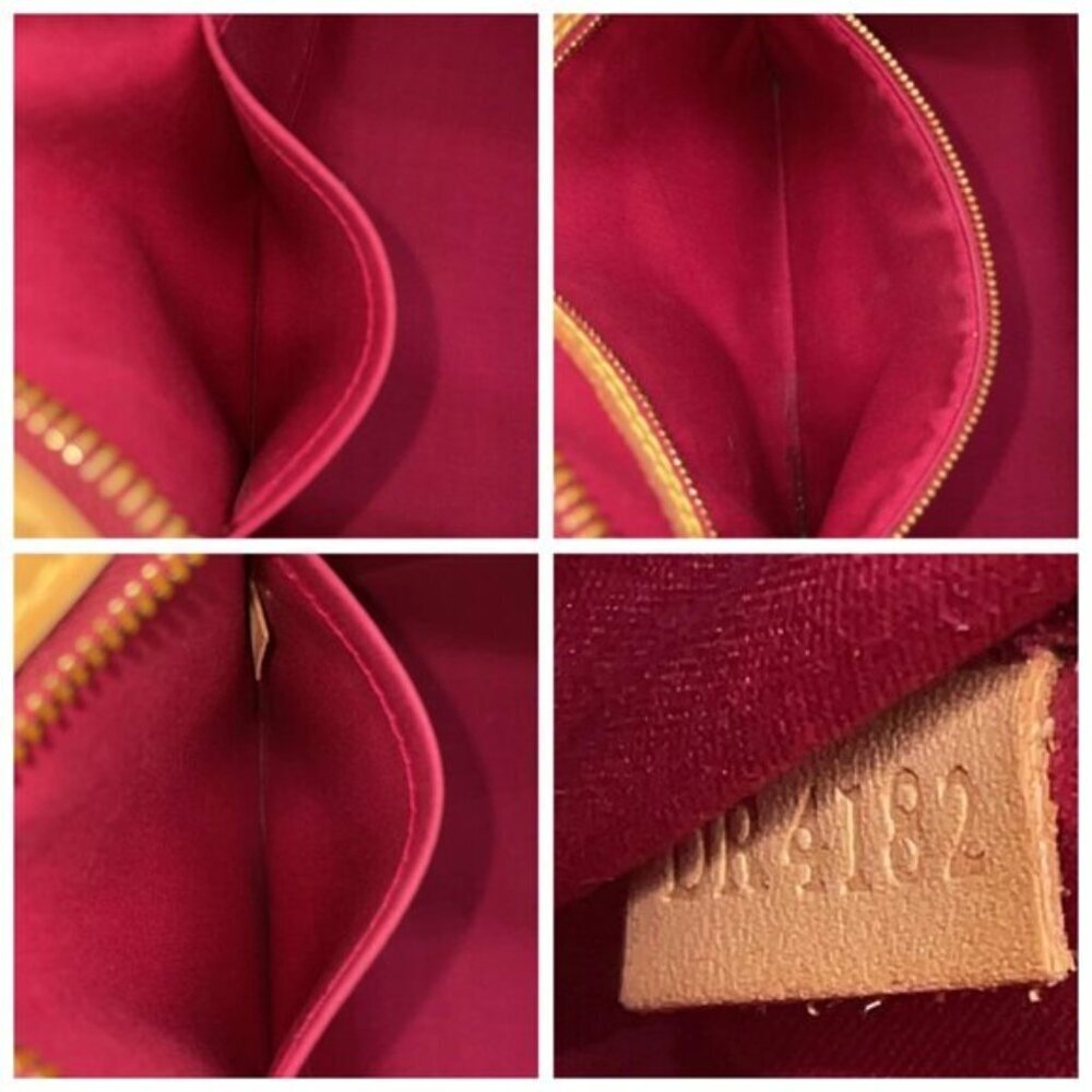 Louis Vuitton Brea MM Red Monogram Vernis Satchel | Authentic LV Crossbody Bag - Picture 12 of 15